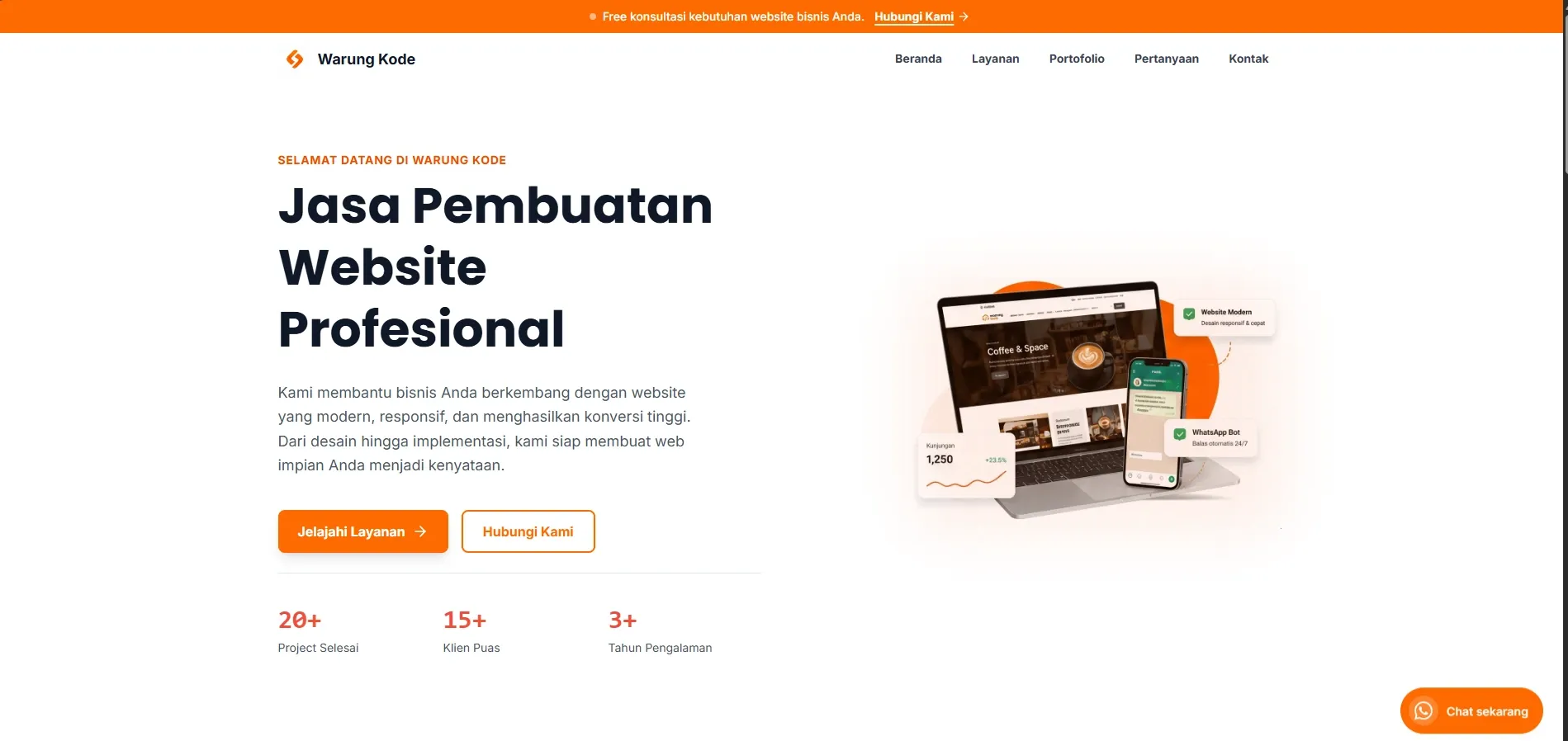 Warung Kode | Jasa Pembuatan Website